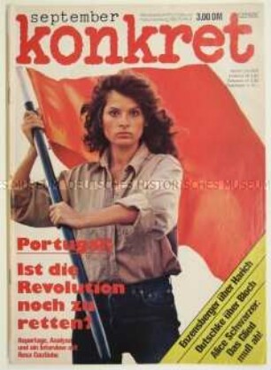 Monatszeitschrift "Konkret" u.a. über die politische Situation in Portugal