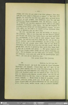 Friedrich von Schlegel an August Wilhelm von Schlegel, Frankfurt am Main, 19.07.1818