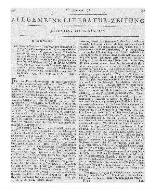 Meßgeschenk zur belehrenden Unterhaltung für Liebhaber der Pferde. Bd. 3. Hrsg. von S. v. Tennecker. Leipzig: Seeger 1799