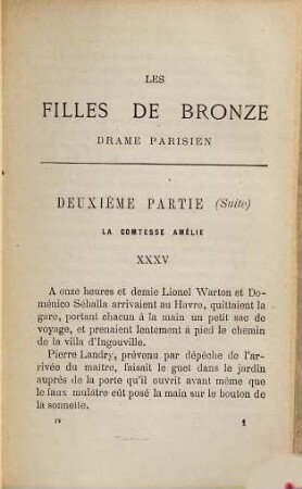 Les Filles de bronze : drame Parisien, 4. La comtesse Amélie