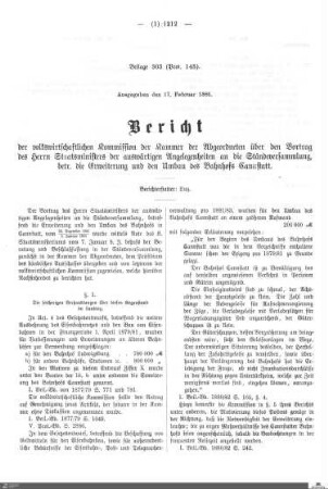 Beilagen zu Protokoll, 145. Sitzung
