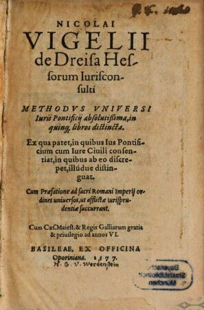 Methodus universi iuris pontificii absolutissima