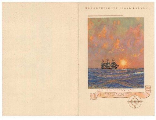 Hauptmahlzeit auf der "Columbus", III. Frühlingsreise 1935 nach Madeira