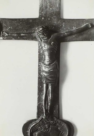 Zabeltitz-Strauch, Kruzifix (wohl ehem. Vortragekreuz)