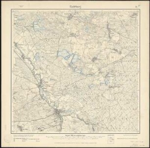 Meßtischblatt 34 : Radeburg, 1912 : Radeburg. - Aufgen. 1903, hrsg. 1906, einz. Nachtr. 1912. - 1:25000. - Leipzig, 1912. - 1 Kt.
