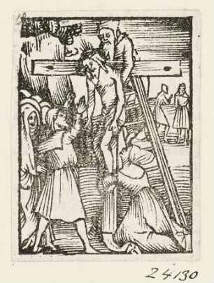 Kreuzabnahme, Blatt 18 aus: "Daniel Agricola, Passio domini nostri Jesu Christi", Basel 1514/1515
