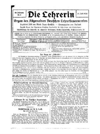 Geschäftsbericht des A. D. L.-V. : Mai 1921 bis Mai 1923 ; (Forts. und Schluß von Nr.1, S.4)
