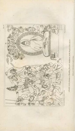 Plate 22. A battle in the presence of Buddha from the sculptures on the Temple of Boro Budor