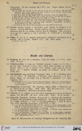 Musik und Liturgie (Nr. 311-335)
