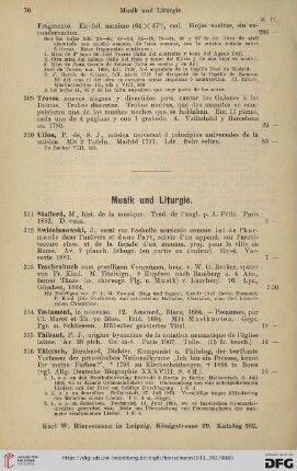 Musik und Liturgie (Nr. 311-335)