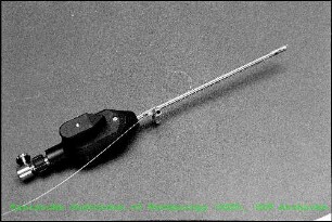 Detail eines Instrumententrägers für die endoskopische Bandscheibenchirurgie der Hauptabteilung Ingenieurtechnik/Projekte B (HIT/PB)
