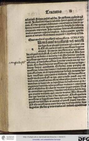 Quot modis dicitur necessarium vel necessitas, capitulum CCXLVIII.