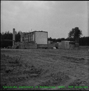Außenansicht des Gebäudekomplexes der Entaktivierung (flüssig), von Nordosten