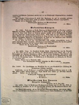 Verordnungs-Blatt für den Mittelrhein-Kreis, 1841, 15. Sept. = Nr. 21
