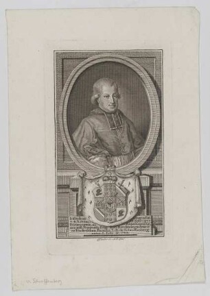 Bildnis des Iosephus Conradus de Schroffenberg