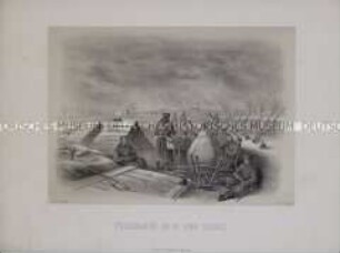 Feldwache Nr. IV vor Thiais - aus "Erinnerungsblätter 1870/1871"