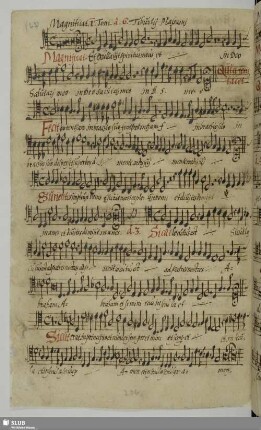 Massaino, Tiburzio: Magnificat in 1.Ton (dorisch)