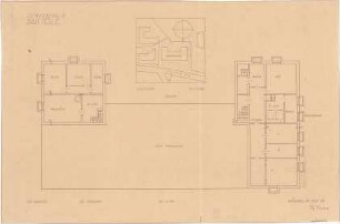 Fischer, Theodor; Bad Tölz (Bayern); Gewerbehalle - Lageplan, Grundriss Keller