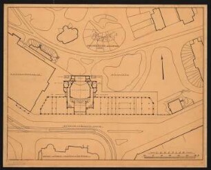 Capitol-Lichtspiele am Zoo, Berlin: Lageplan 1:500 (Variante)