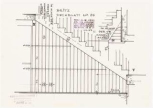 Gemeindehaus Berlin-Britz: Treppe 1:50