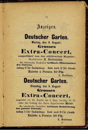Anzeigen (Hotels, Restaurants, Cafes ...)