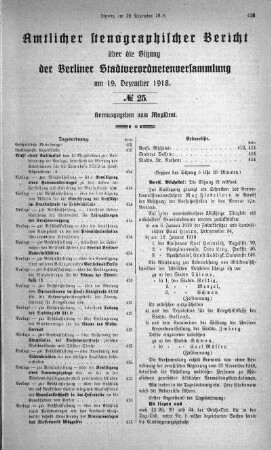 No. 25, 19. Dezember 1918