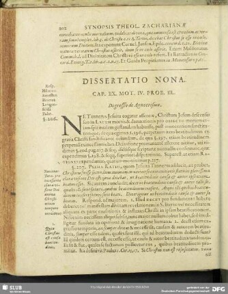 Dissertatio Nona