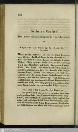 Sechstes Capitel. Das ältere Steinkohlengebirge von Ebersdorf