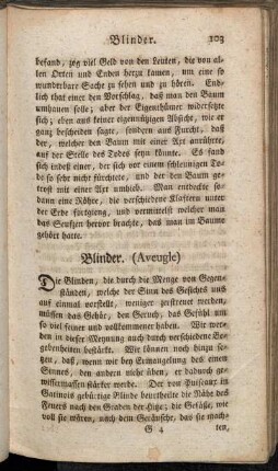 Blinder. (Aveugle) - Comödie, (italiänische.)
