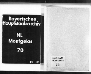 Graf Alois von Rechberg an Montgelas