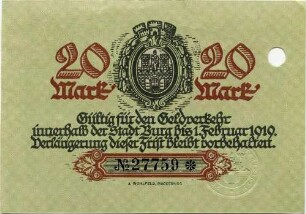 Gutschein - 20 Mark