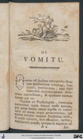De Vomitu.