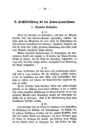 I. Allgemeine Vorschriften