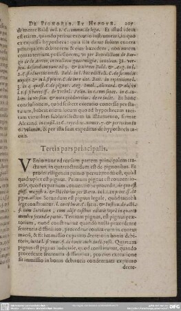 Tertia pars principalis