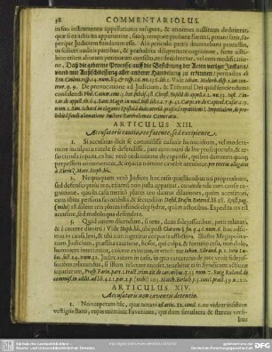 Articulus XIII. Accusatoris cautio, reo fatente, sed excipiente
