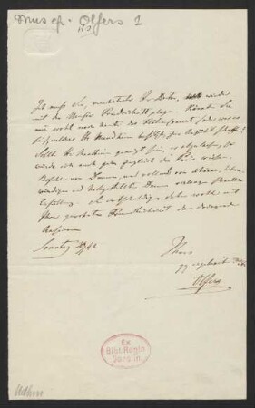 Brief an Unbekannt : 30.01.1842