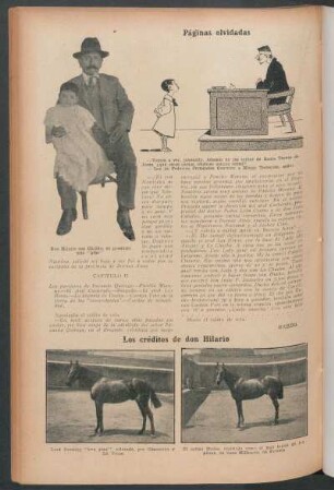 Los créditos de don Hilario - [Fotografía]