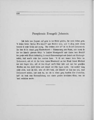 Paraphrasis Evangelii Johannis.