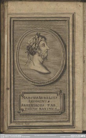 Marcus Aurelius Antonius. Armeniacus. Parthicus. Maximus
