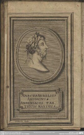Marcus Aurelius Antonius. Armeniacus. Parthicus. Maximus