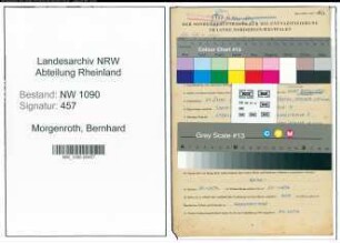 Entnazifizierung Bernhard Morgenroth , geb. 23.06.1907 (Polizist)