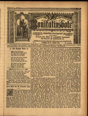 Erste Ausgabe vom Sonntag, den 15. Januar 1911.