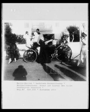 Kairo, Beduinen-Hochzeitszug: Hochzeitskutsche