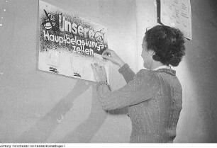 Dresden, Johannstadt. Strom sparen, Dezember 1951