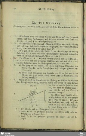 XI. Die Reibung