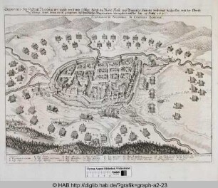 Delineatio der Statt Newburg.