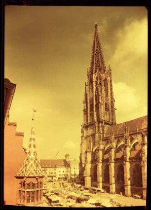 Der Freiburger Münsterplatz