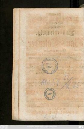 Der nach Art L. Christoph von Hellwig, Med. Pract. Erff. Wohleingerichtete Hundertjährige Haus-Calender, Worinnen anzutreffen I. Ein gründlicher Unterricht von dem Calender-Wesen, ... II. Eine Beschreibung der zwölff himmlischen Zeichen, ... III. Monats-Tabellen, welche anzeigen, was das gantze Jahr hindurch im Hauswesen in Acht zu nehmen, ... IV. Von der Blüthe und Sammlung der Kräuter ... V. Ein Roß- und Vieh-Artzeney-Buch