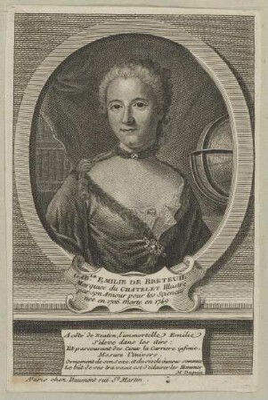Bildnis der Gabrielle Emilie de Breteuil du Chatelet