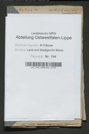 Erblasser: Hohenfels, Tels: